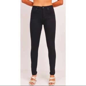 Just Black Super high waist skinny Jean, black, size 25